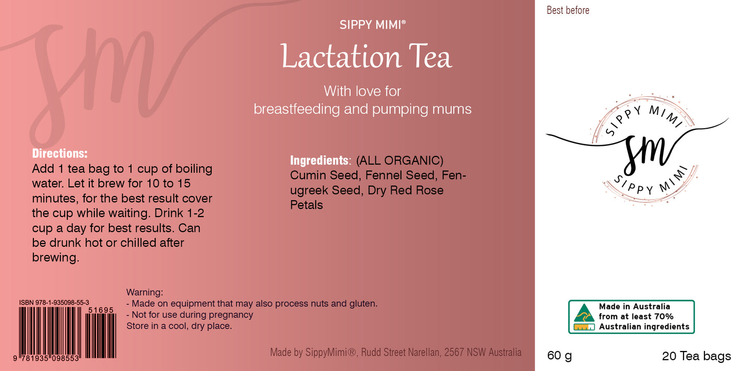 Lactation Tea - With love for breastfeeding and pumping mums